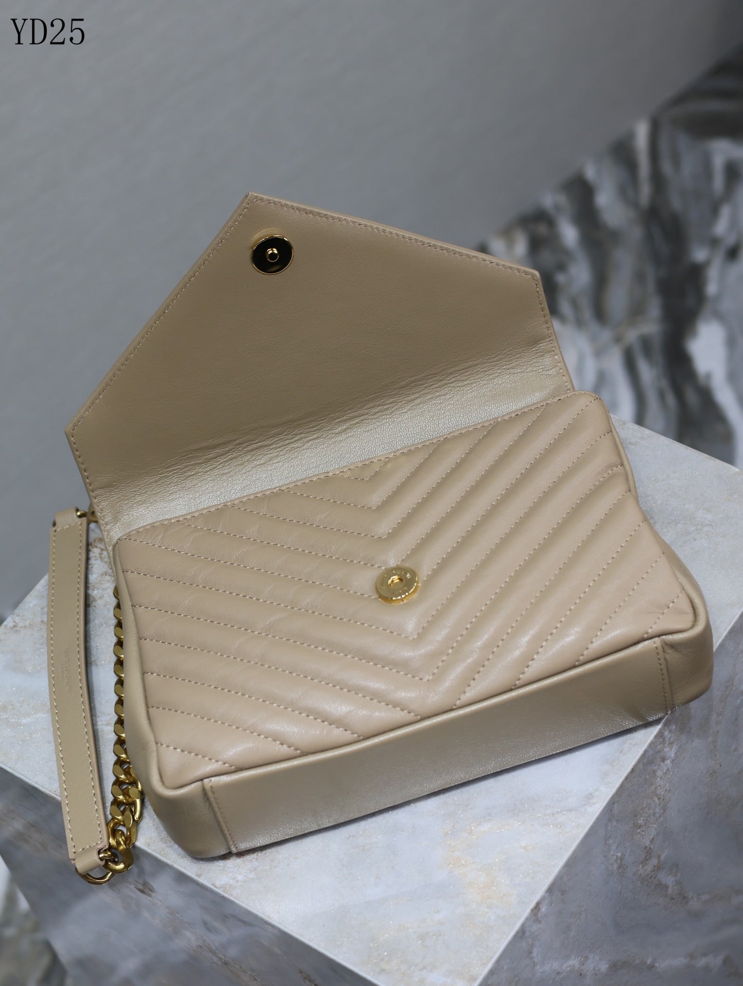 Quilted Leather Collage Bag