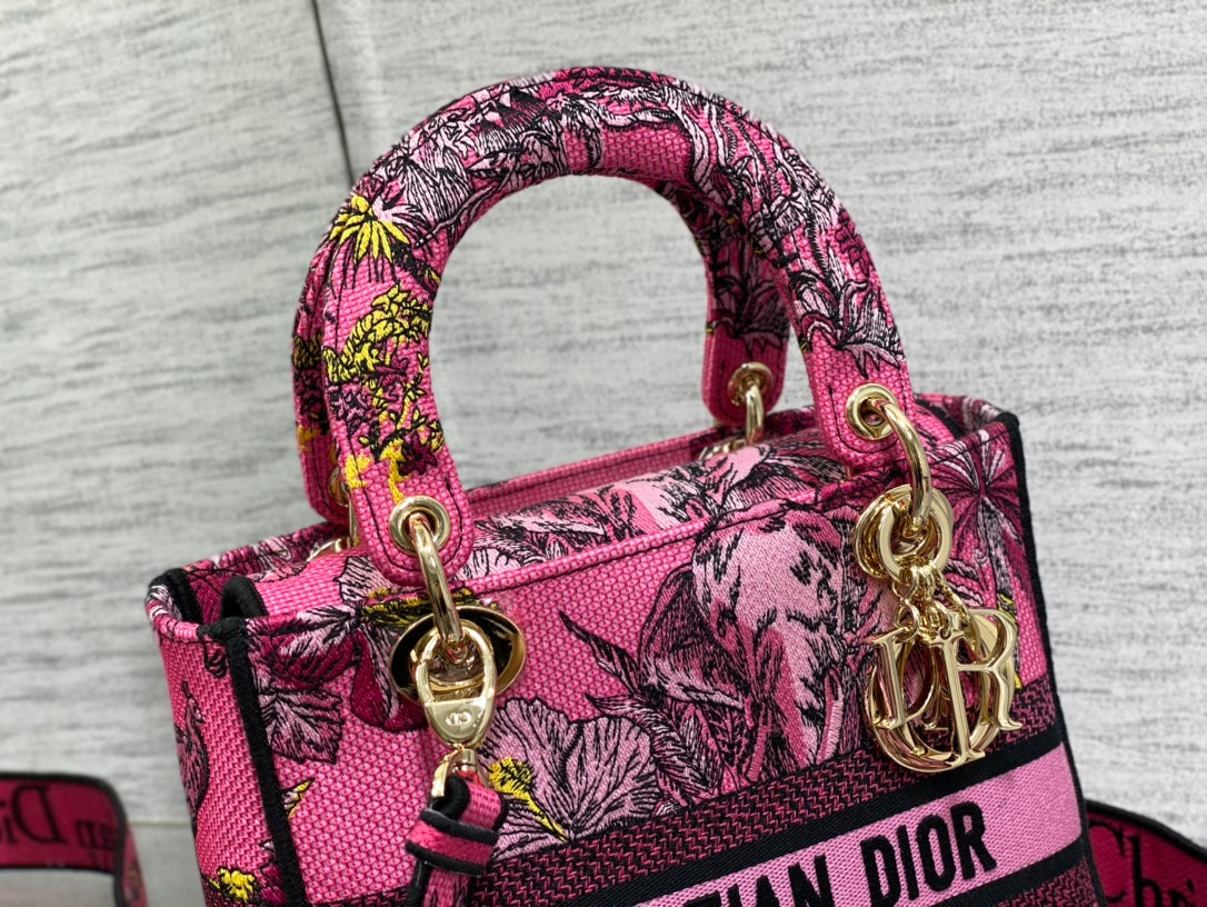 Embroidered Canvas Tote Bag