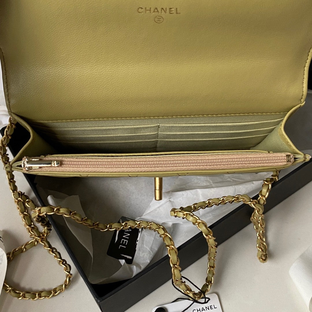 19 Woc Quilted Chain Bag