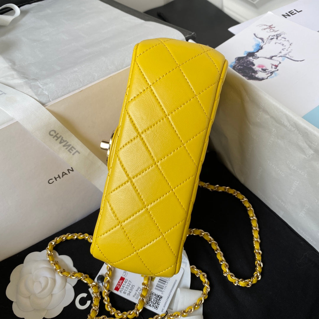 Diamond Handle Flap Bag