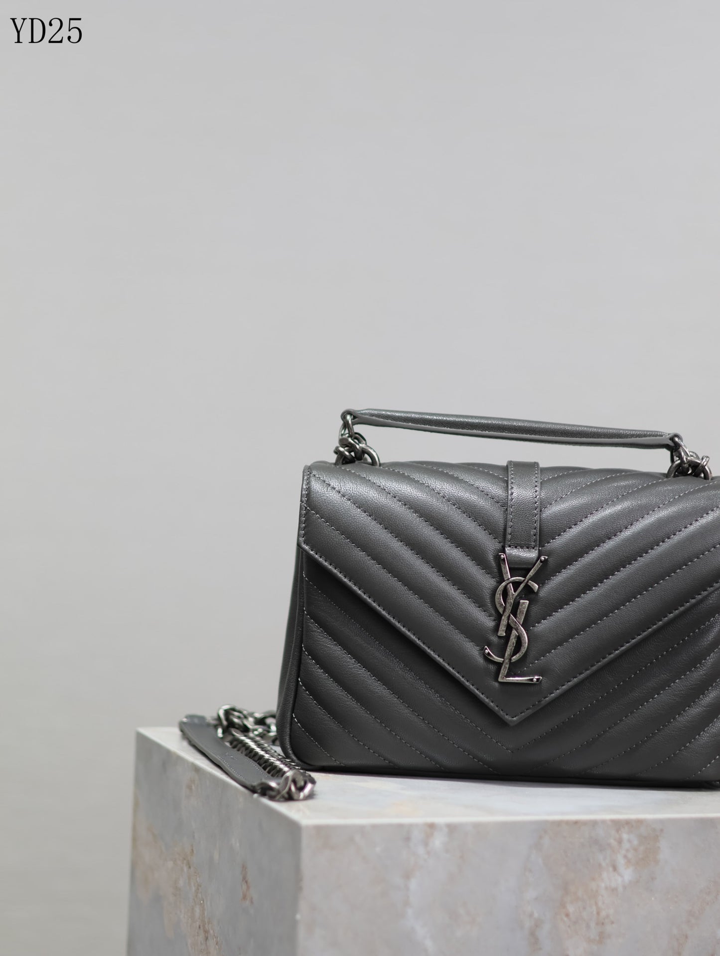 Quilted Leather Collage Bag