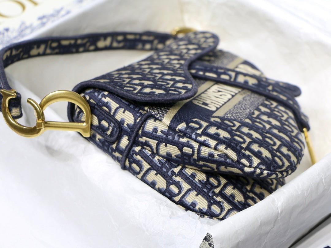 Saddle Oblique Canvas Bag