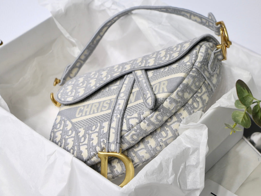 Saddle Oblique Canvas Bag