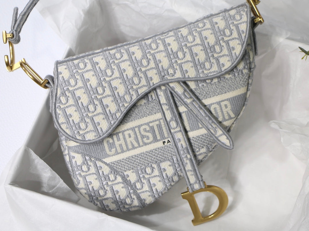 Saddle Oblique Canvas Bag