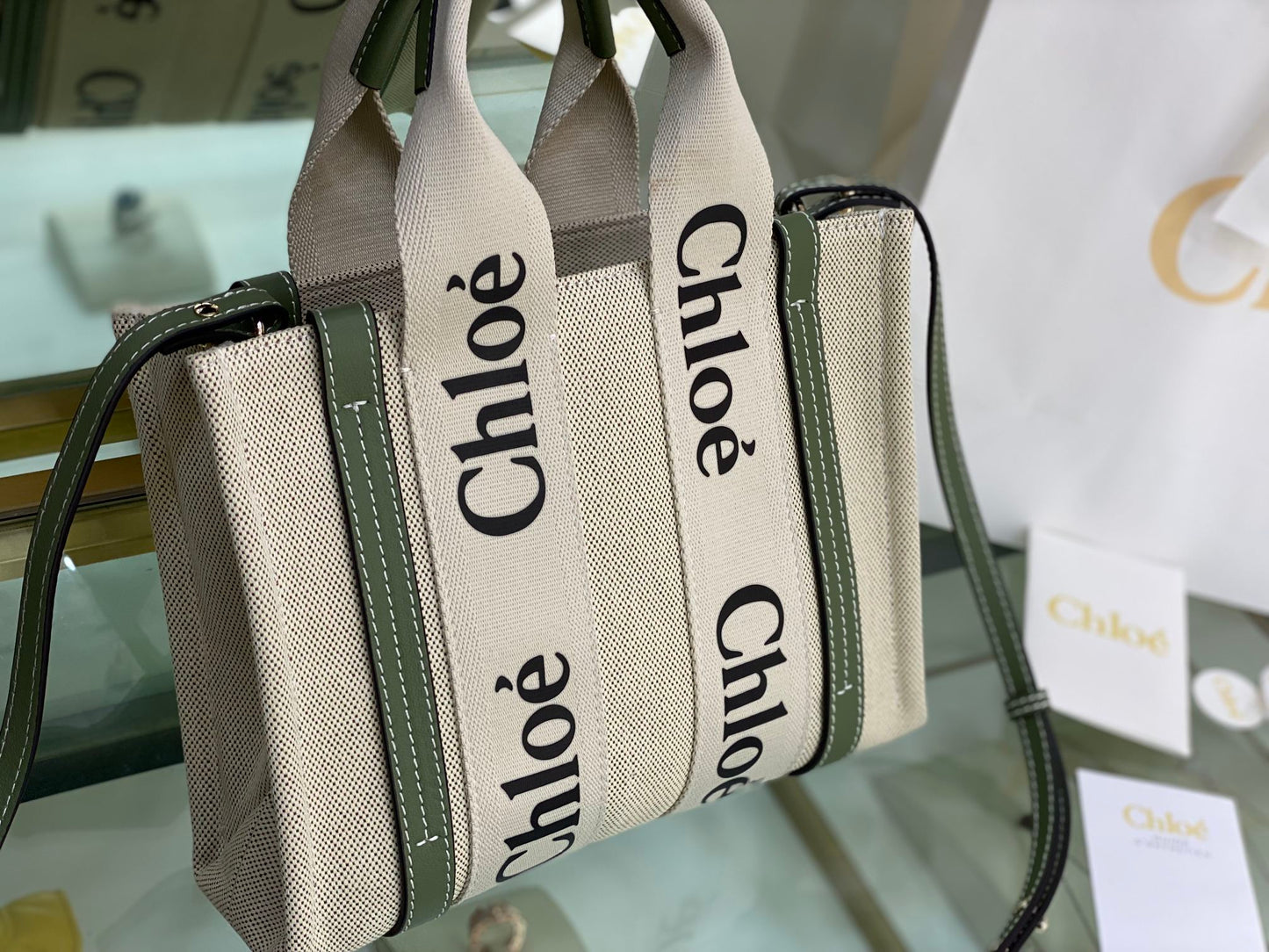 Woody Tote Bag with Strap