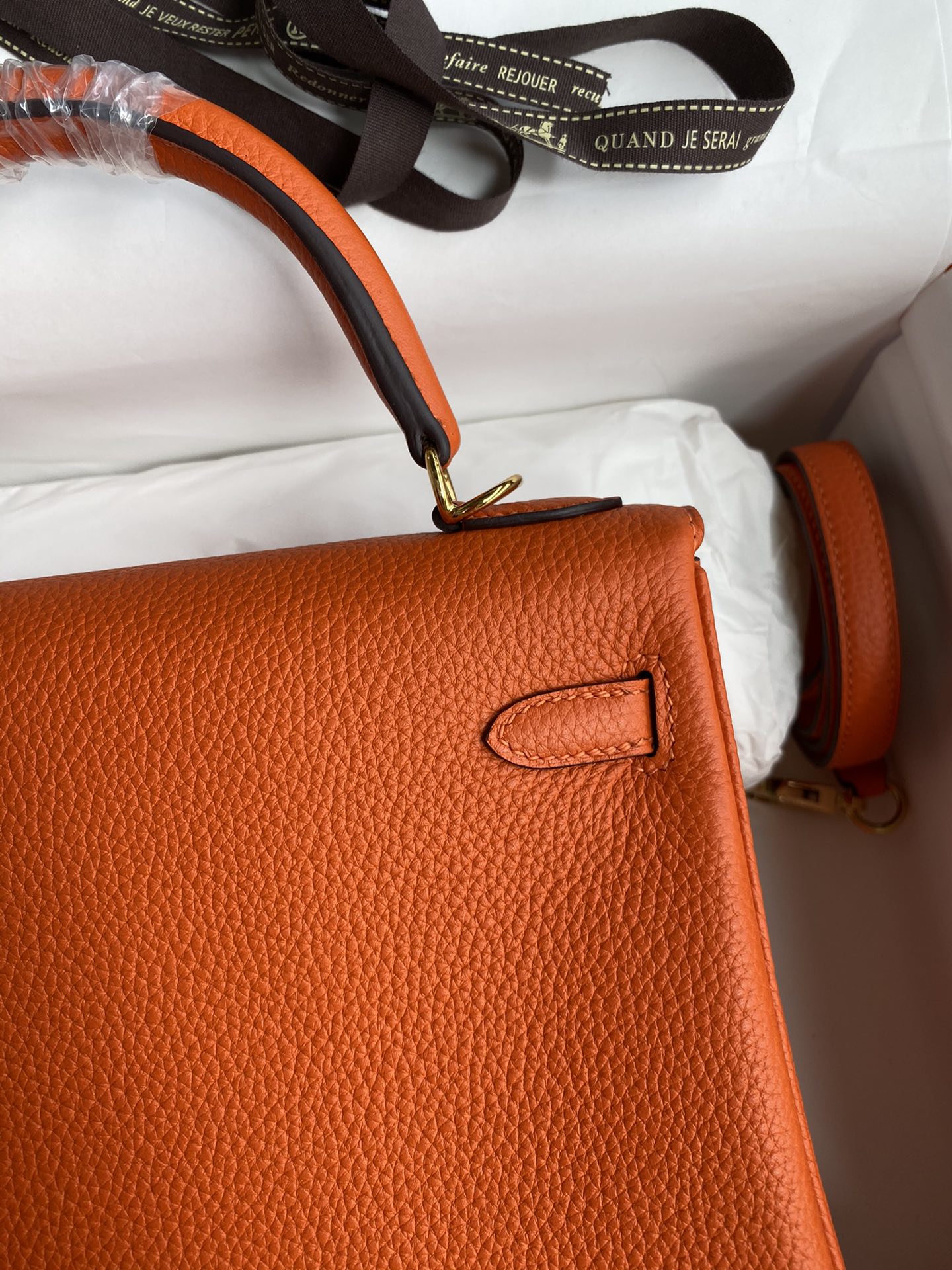 Kelly 25 Togo Leather Bag
