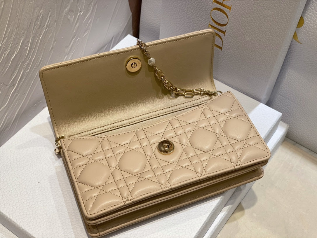 Lady Quilted Flap Bag