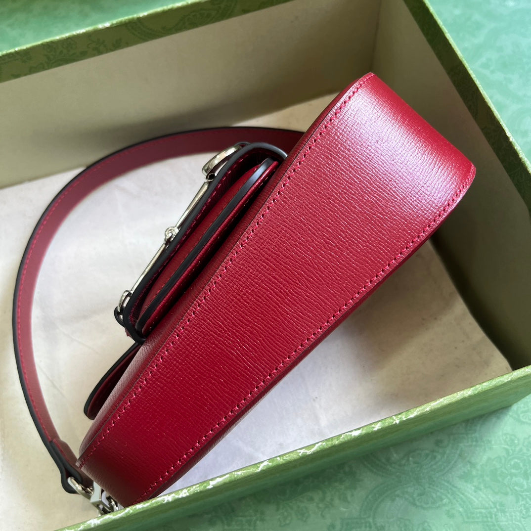 Horsebit 1955 Leather Mini Chain Shoulder Bag