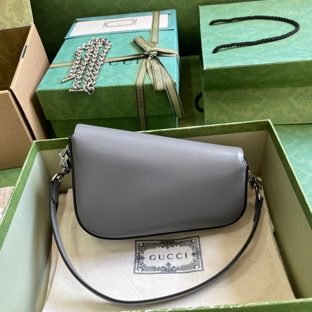 Horsebit 1955 Leather Mini Chain Shoulder Bag