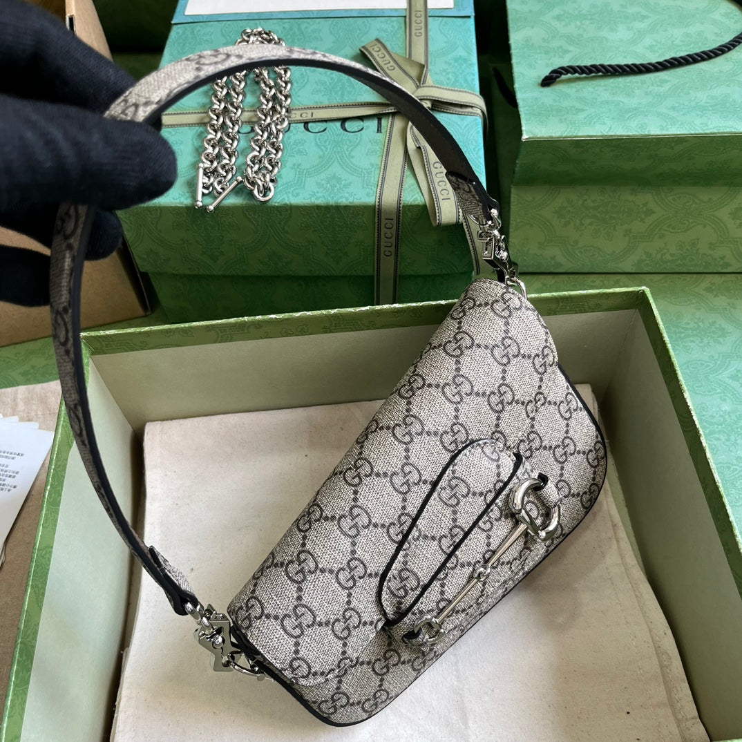 Horsebit 1955 Leather Mini Chain Shoulder Bag