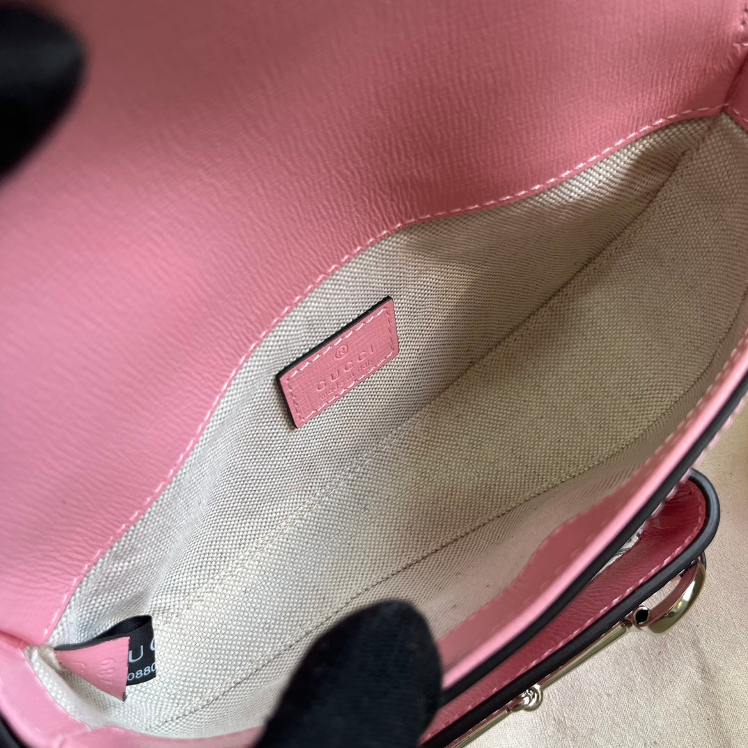 Horsebit 1955 Leather Mini Chain Shoulder Bag