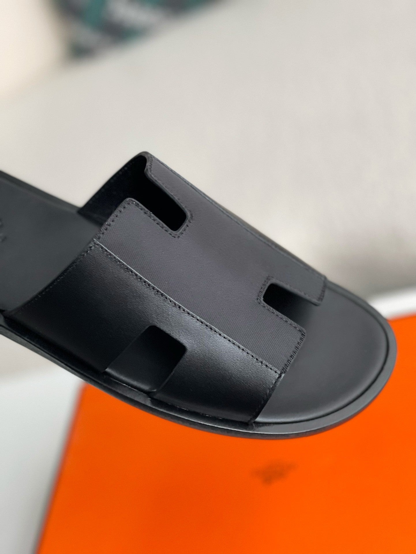 Izmir Leather Sandals – Black Premium Edition