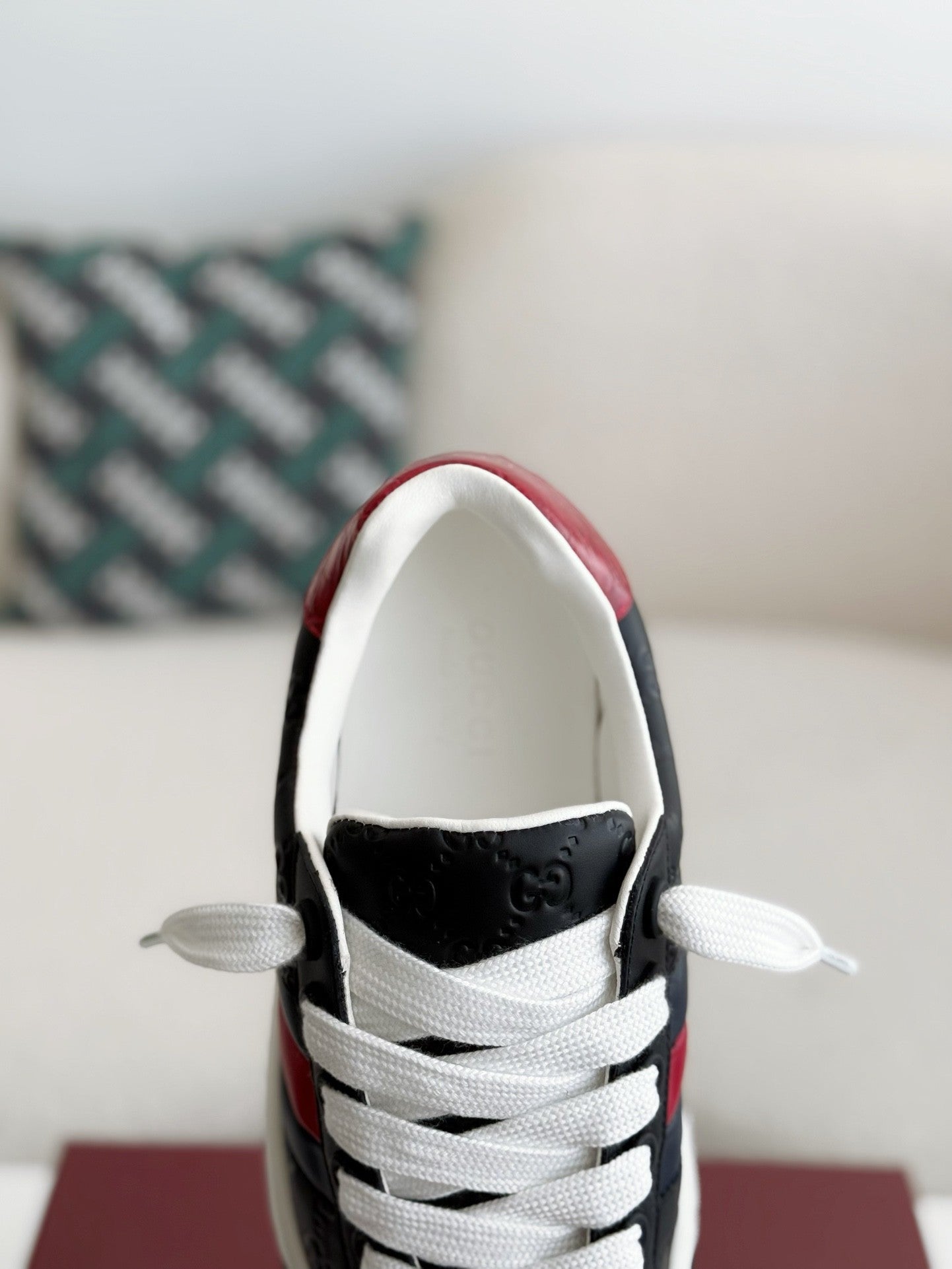 Ace Black Leather Sneakers
