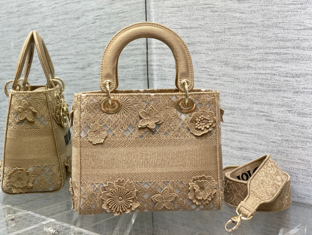 Embroidered Canvas Tote Bag