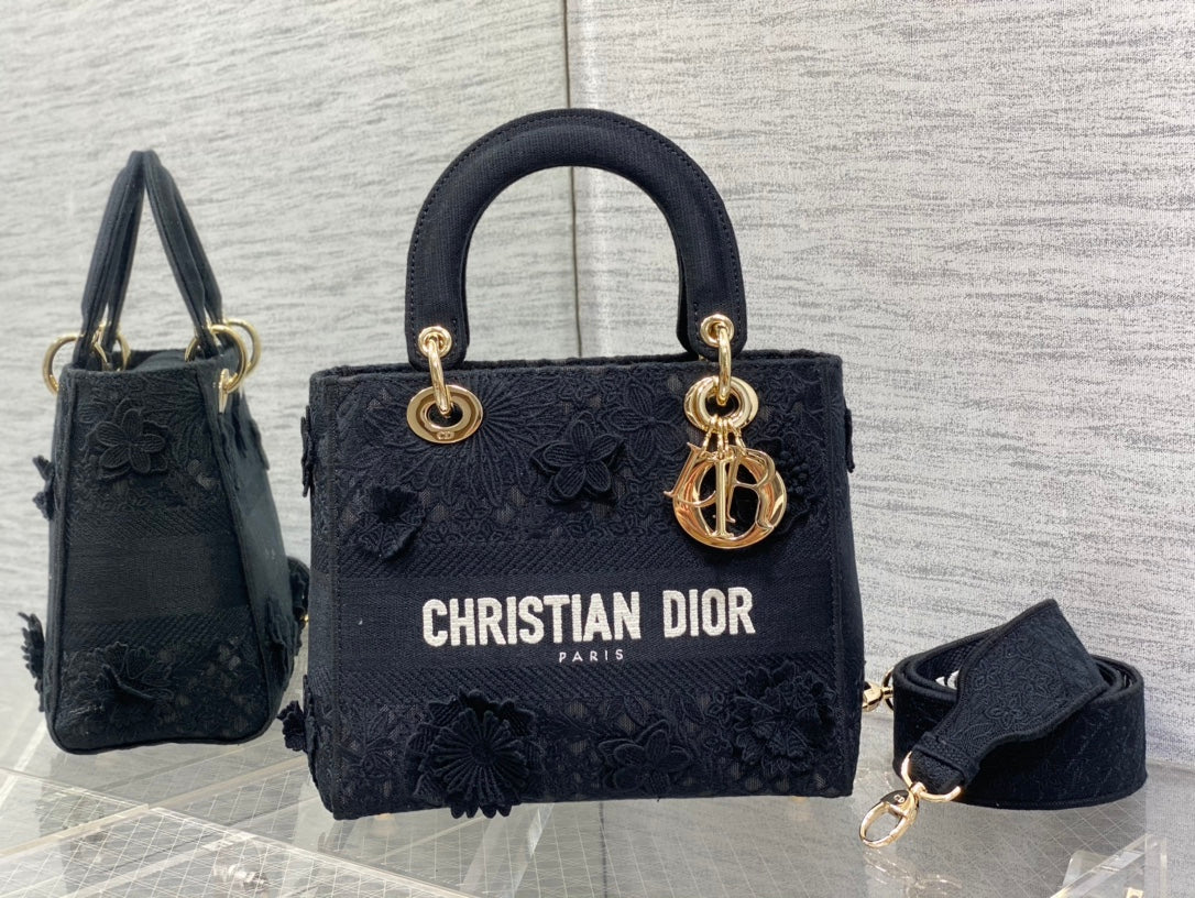 Embroidered Canvas Tote Bag