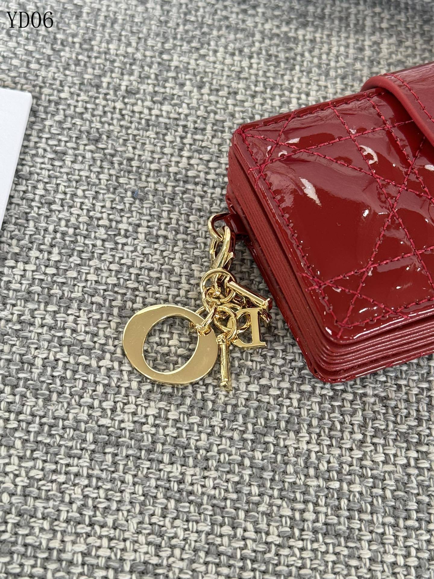 Quilted Leather Compact Wallet