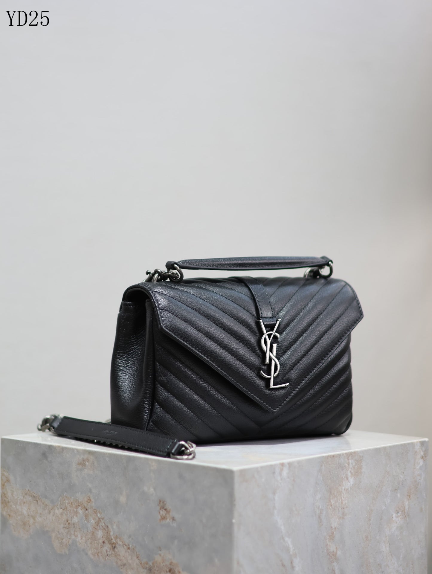 Quilted Leather Collage Bag