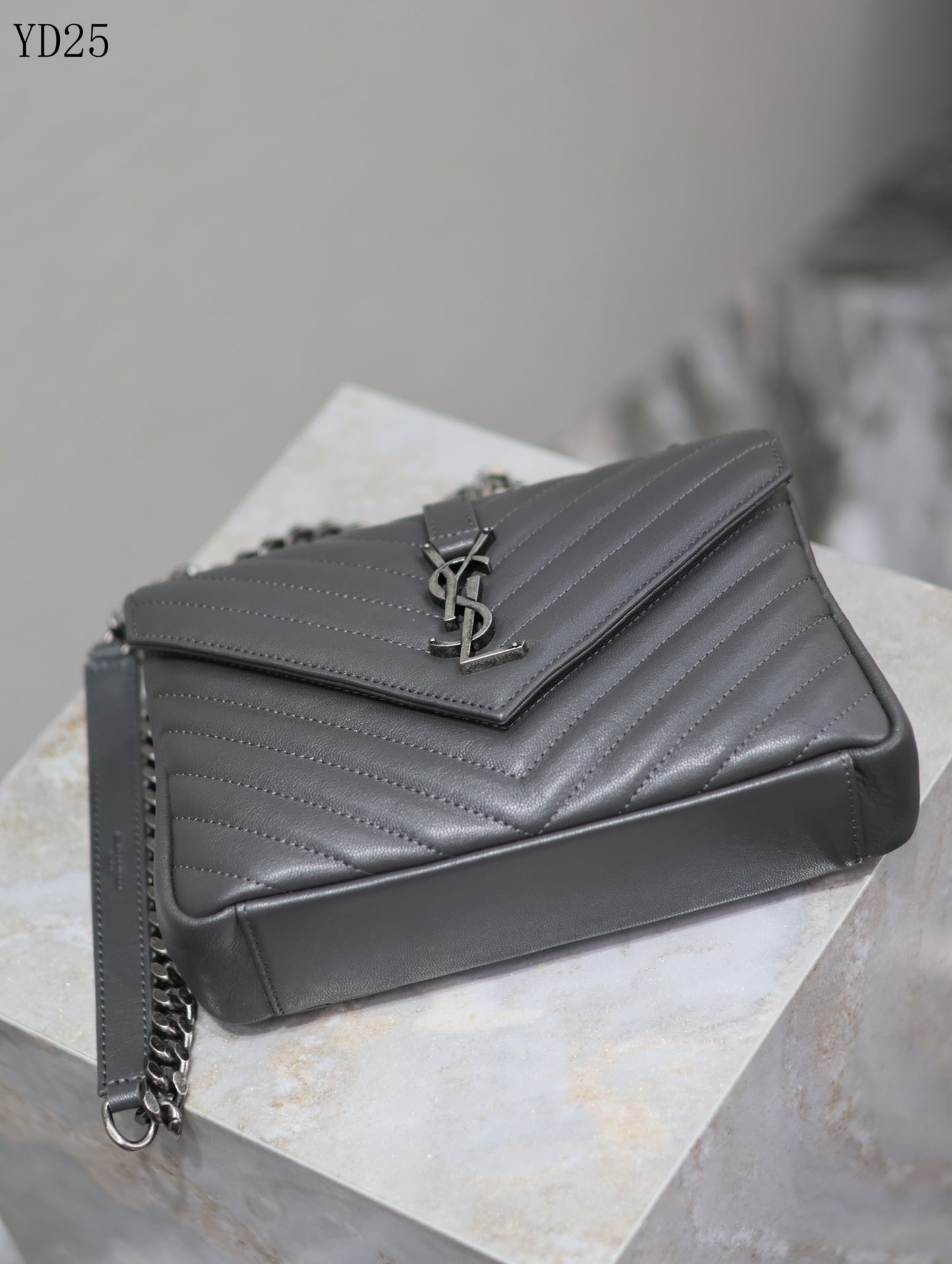 Quilted Leather Collage Bag