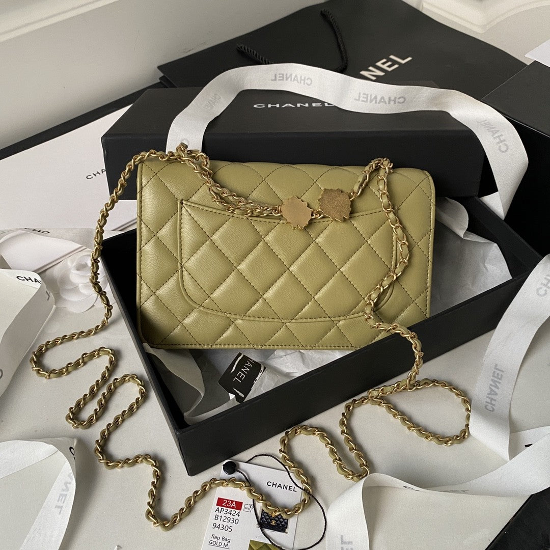 19 Woc Quilted Chain Bag