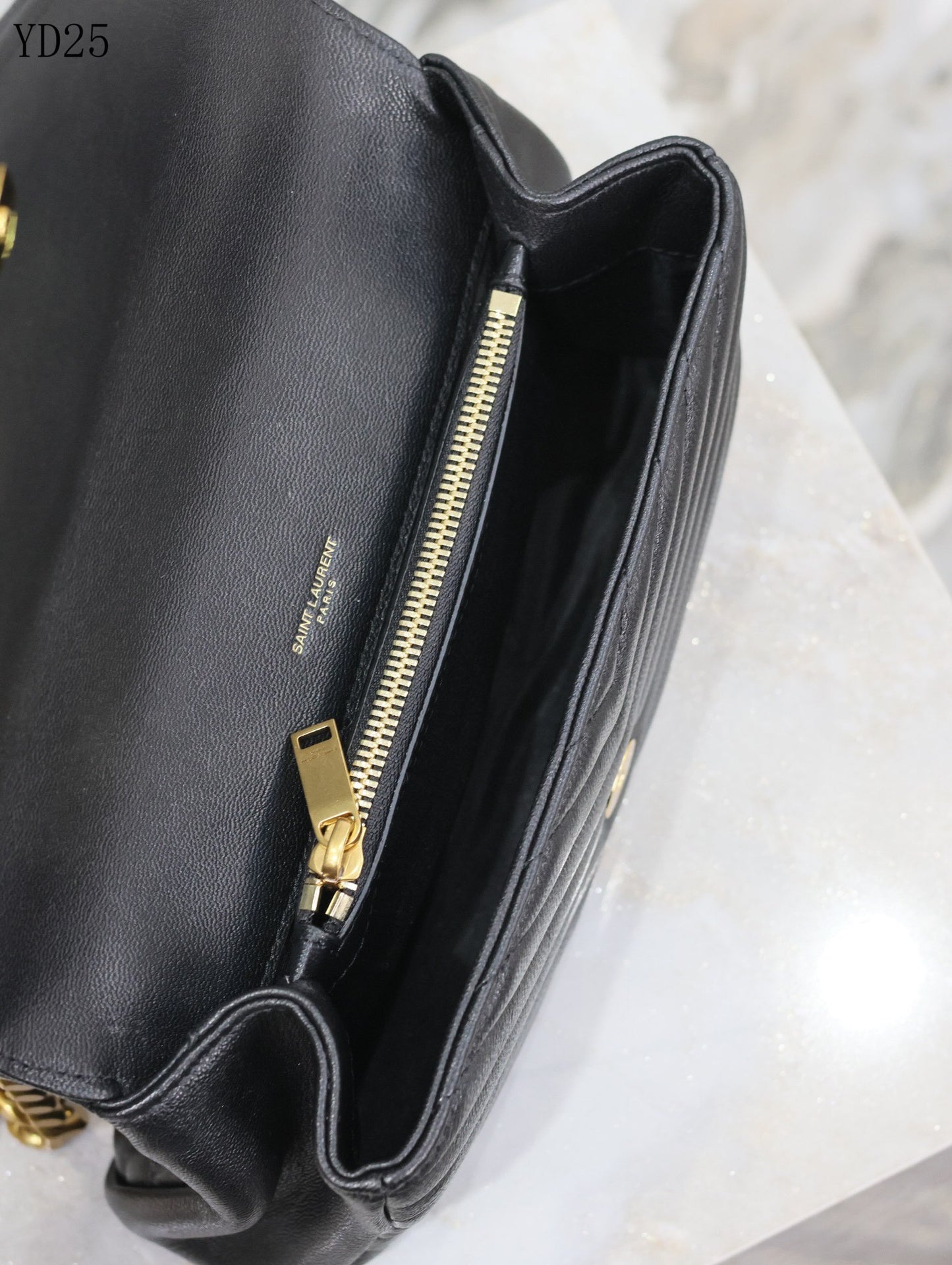 Quilted Leather Collage Bag