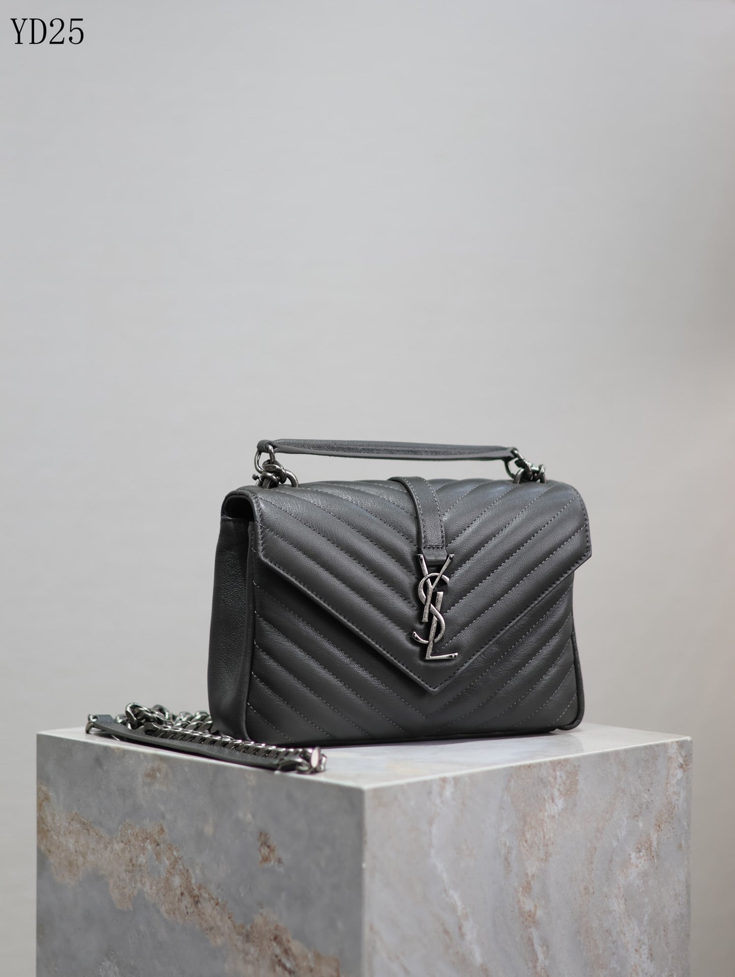 Quilted Leather Collage Bag
