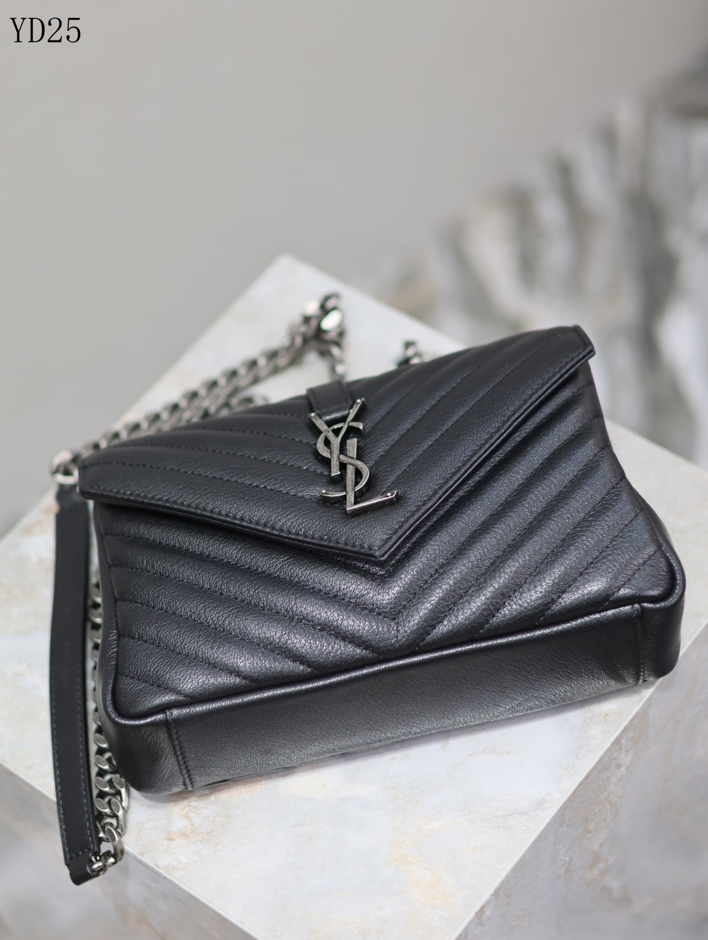 Quilted Leather Collage Bag