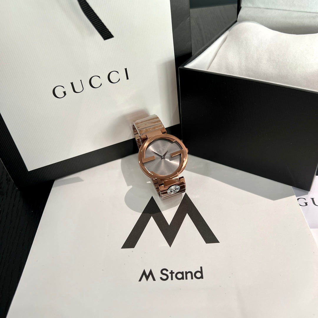 G-Timeless Signature Stainless Steel Women's Watch – Rose Gold