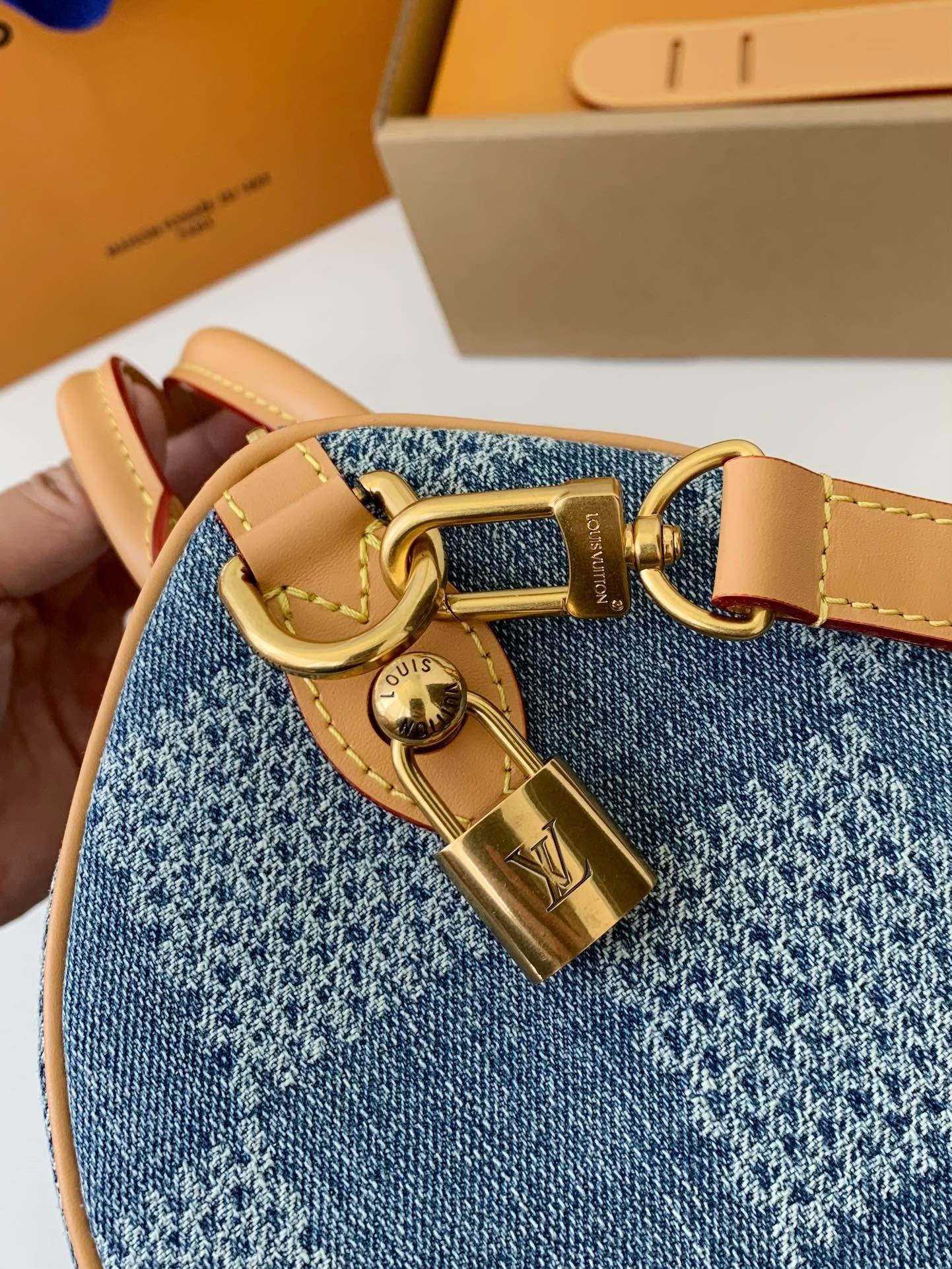 Denim Damier Speedy Bag