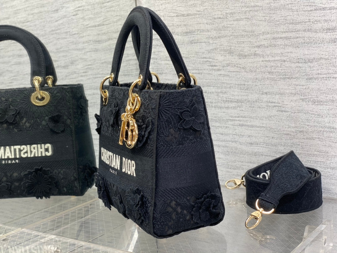 Embroidered Canvas Tote Bag