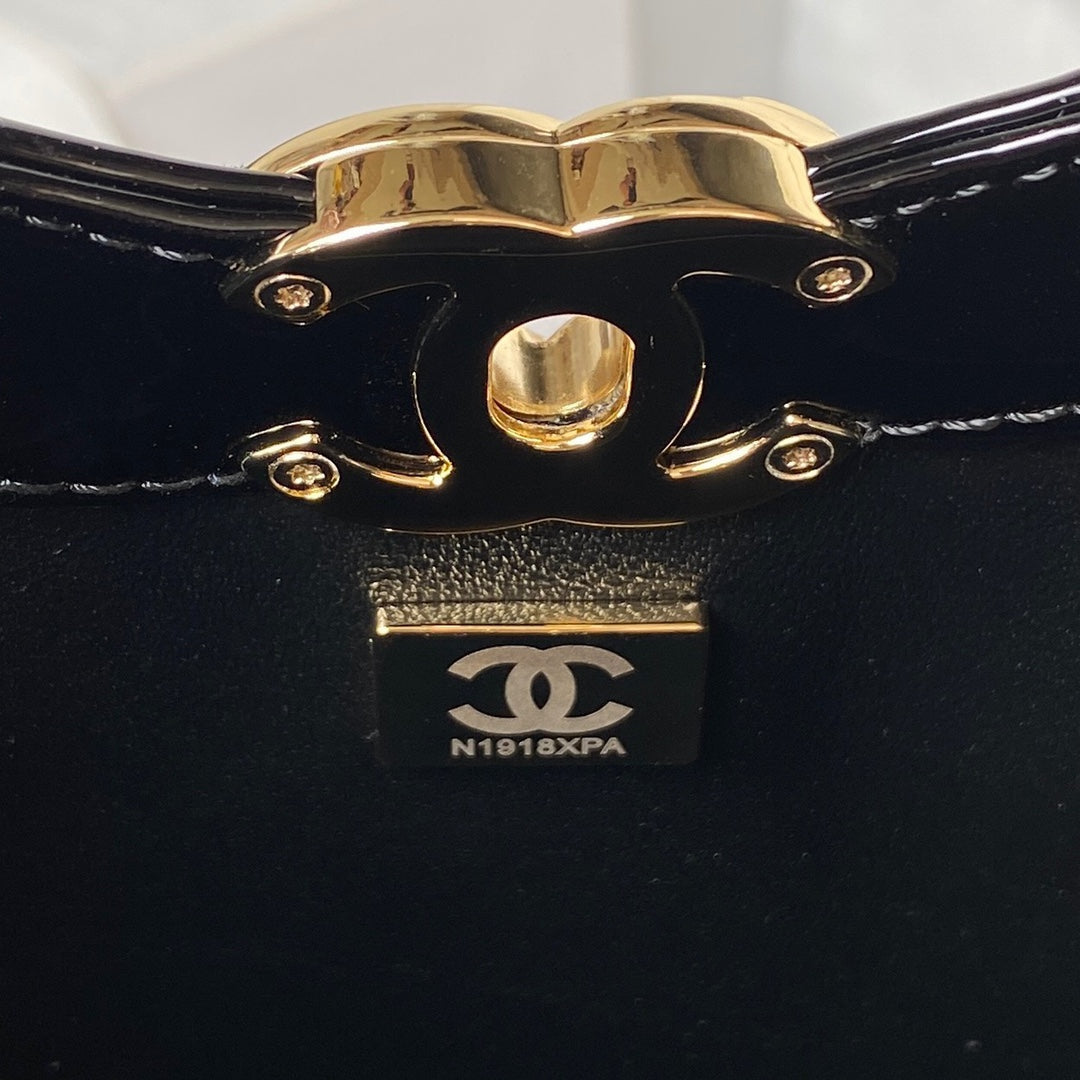 Glossy Quilted Handbag