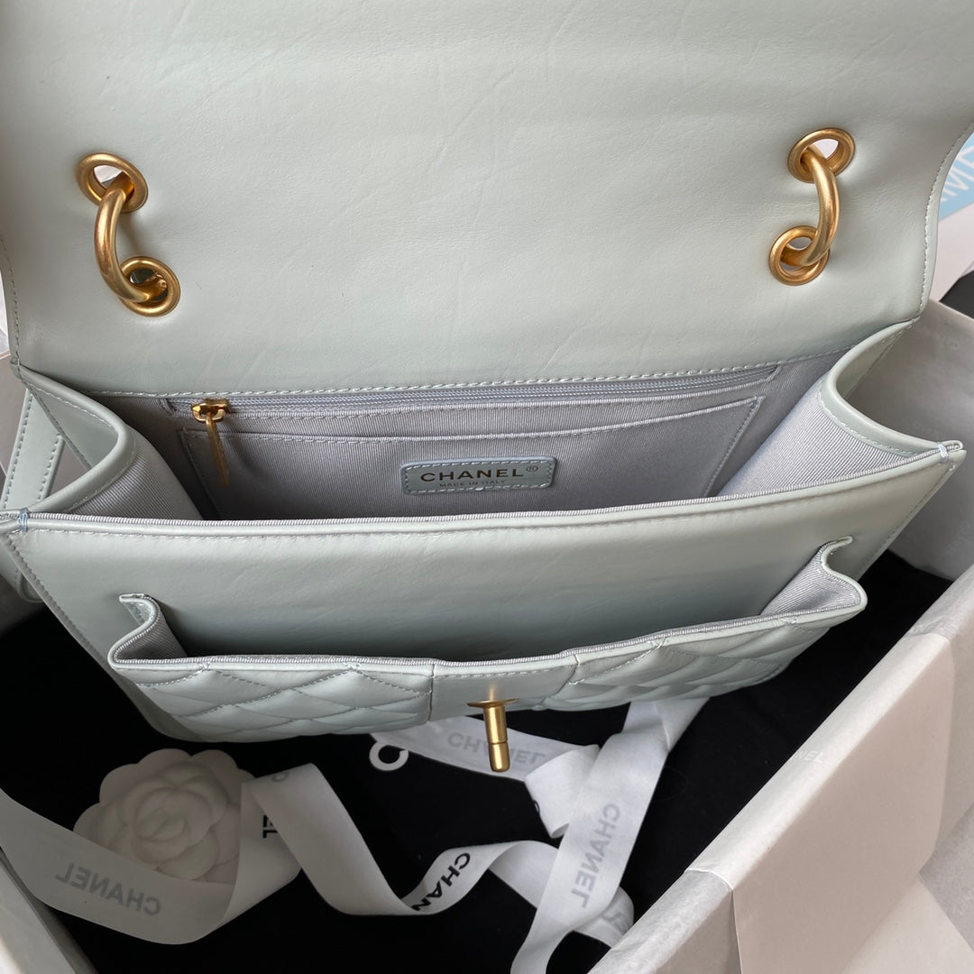 Quilted Chain Backpack