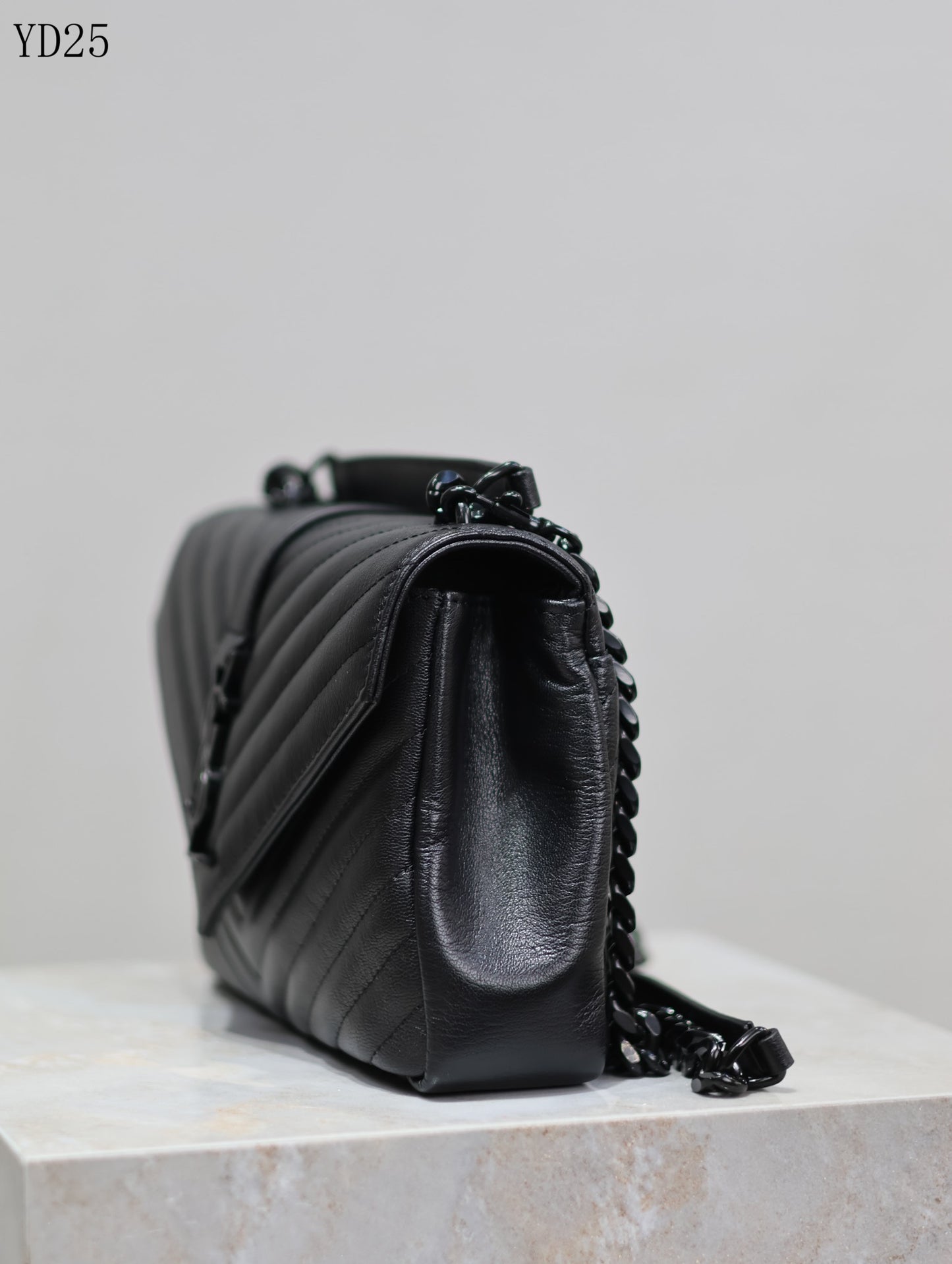 Quilted Leather Collage Bag