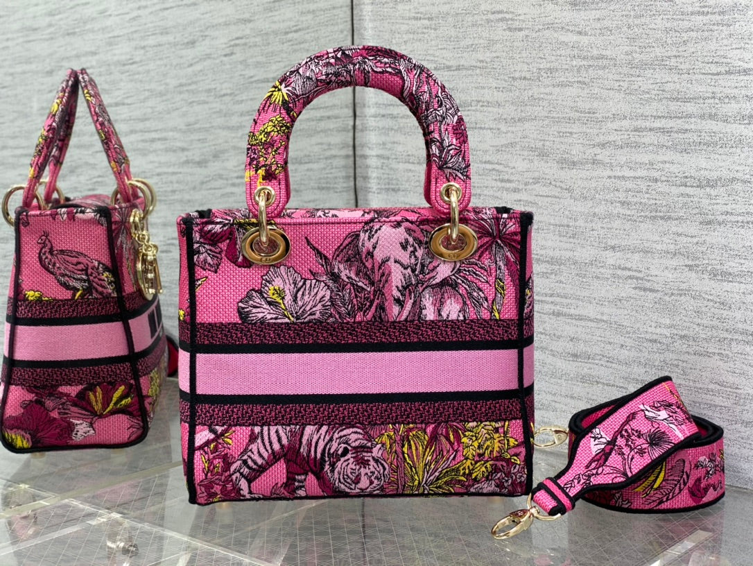 Embroidered Canvas Tote Bag