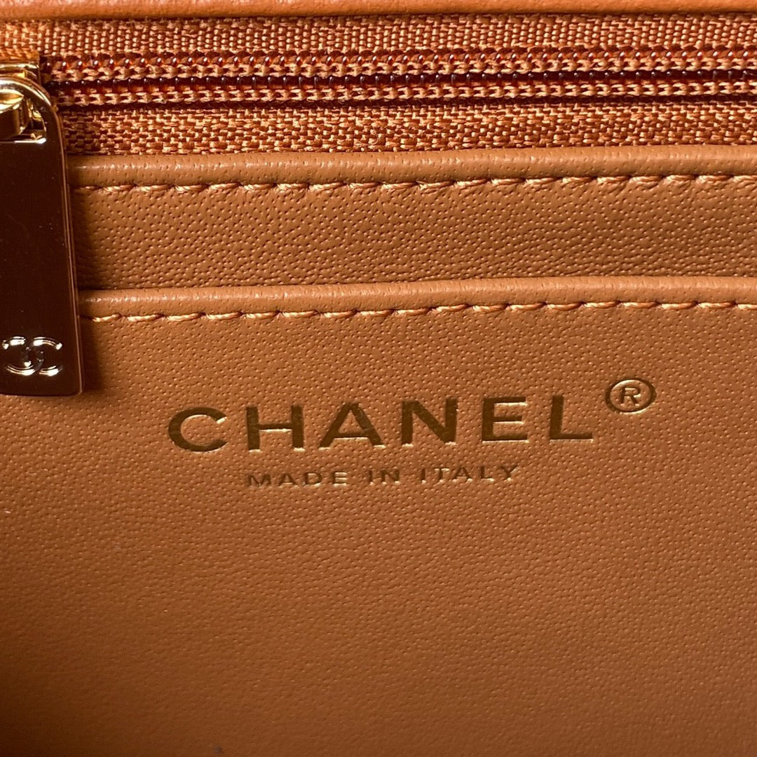 Diamond Handle Flap Bag