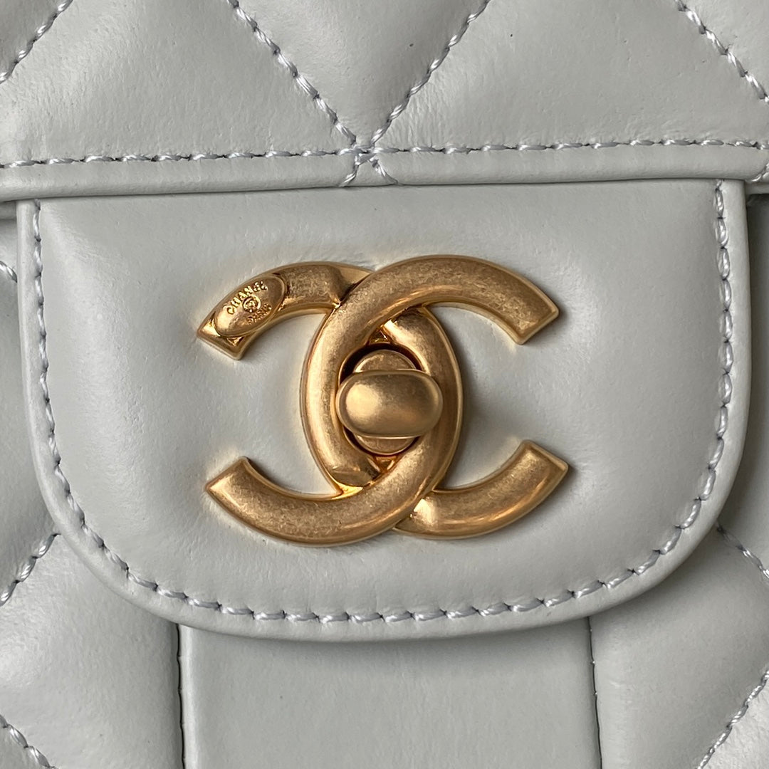 Quilted Chain Backpack