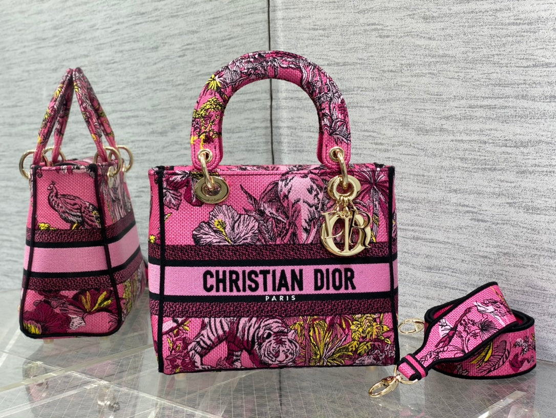 Embroidered Canvas Tote Bag