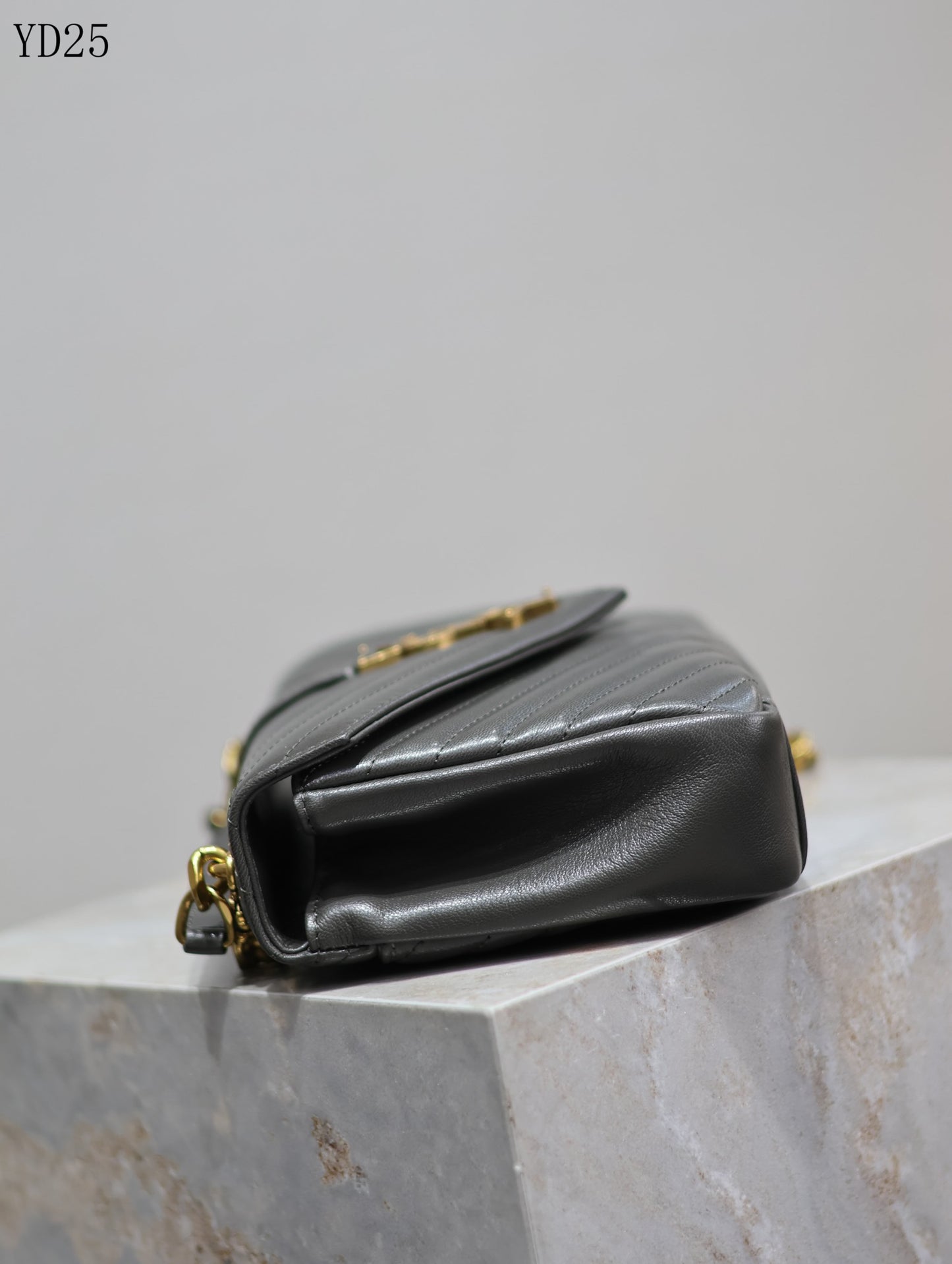 Quilted Leather Collage Bag