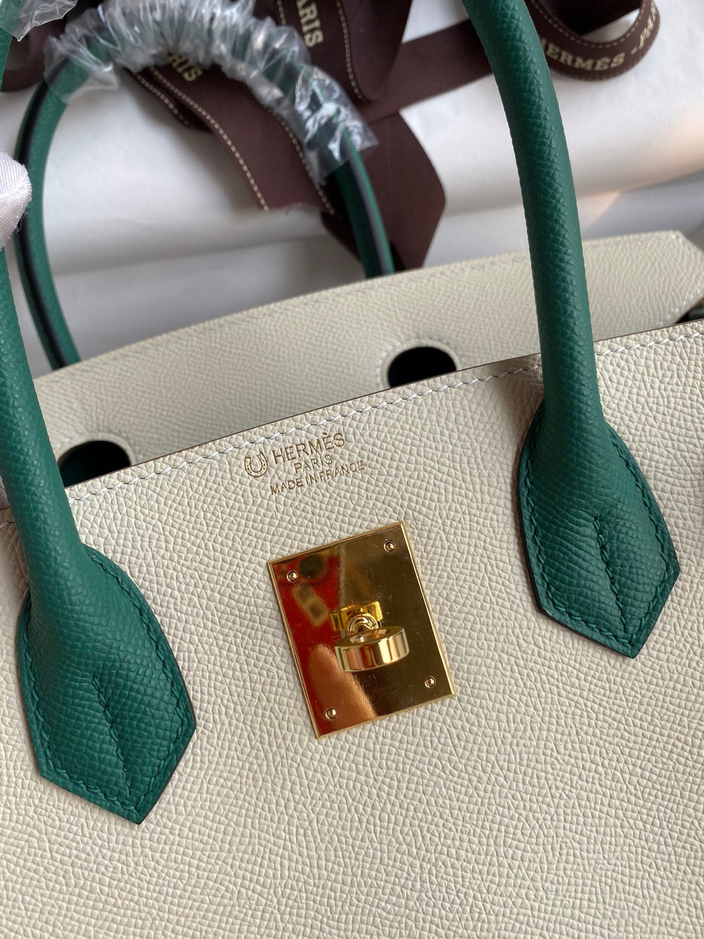 Birkin 30 Two-Tone Epsom Leather Bag