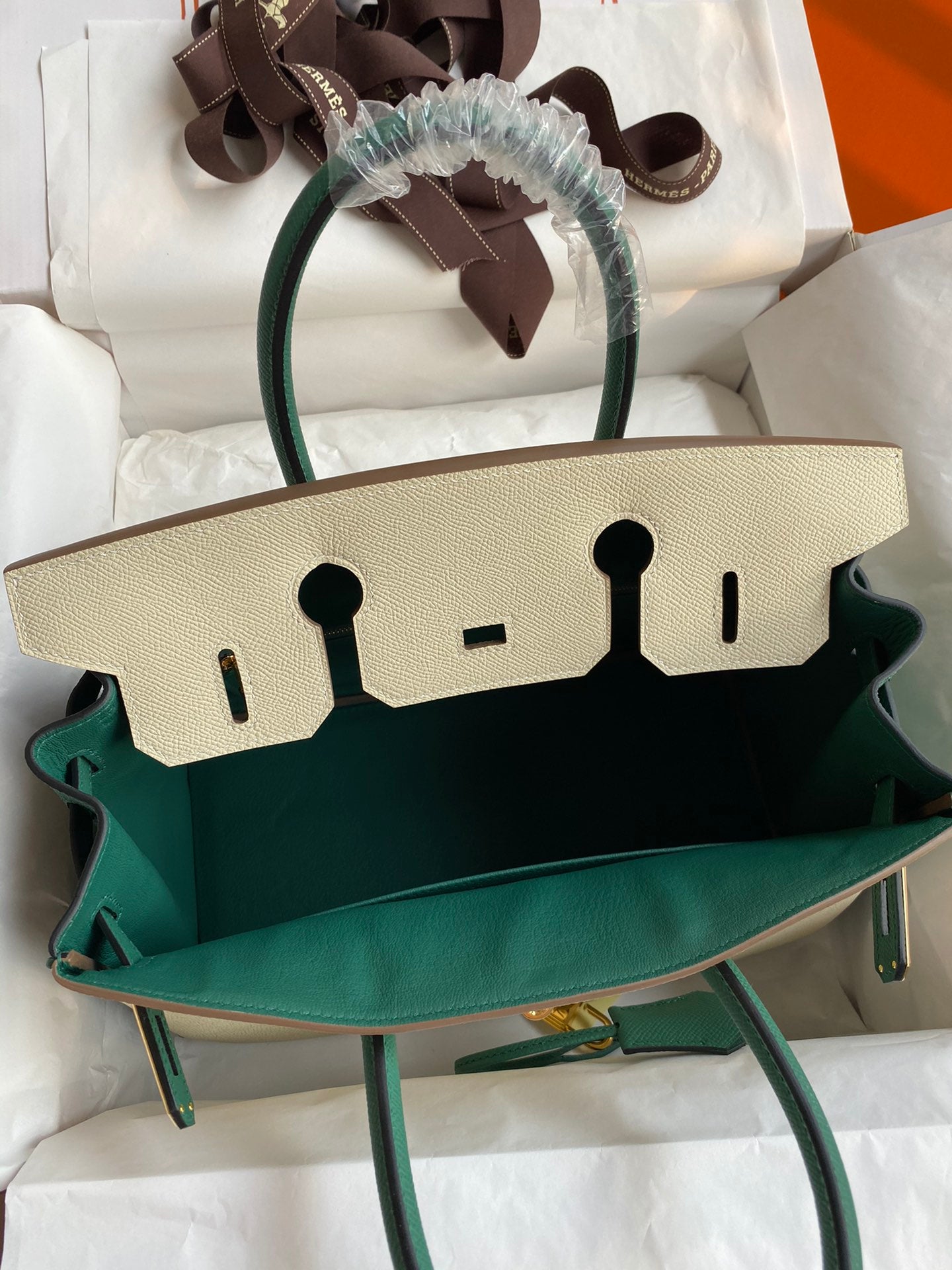 Birkin 30 Two-Tone Epsom Leather Bag