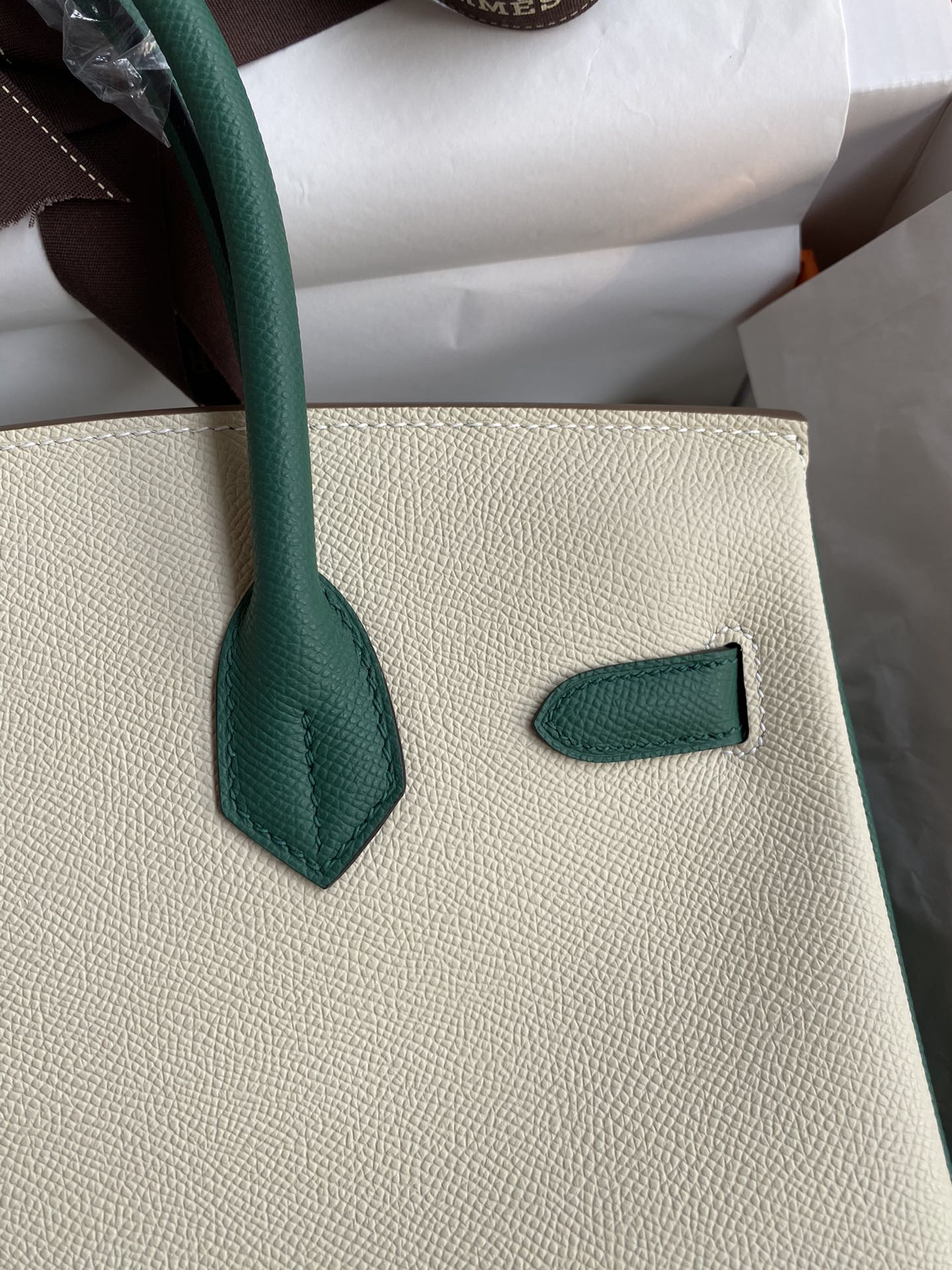 Birkin 30 Two-Tone Epsom Leather Bag