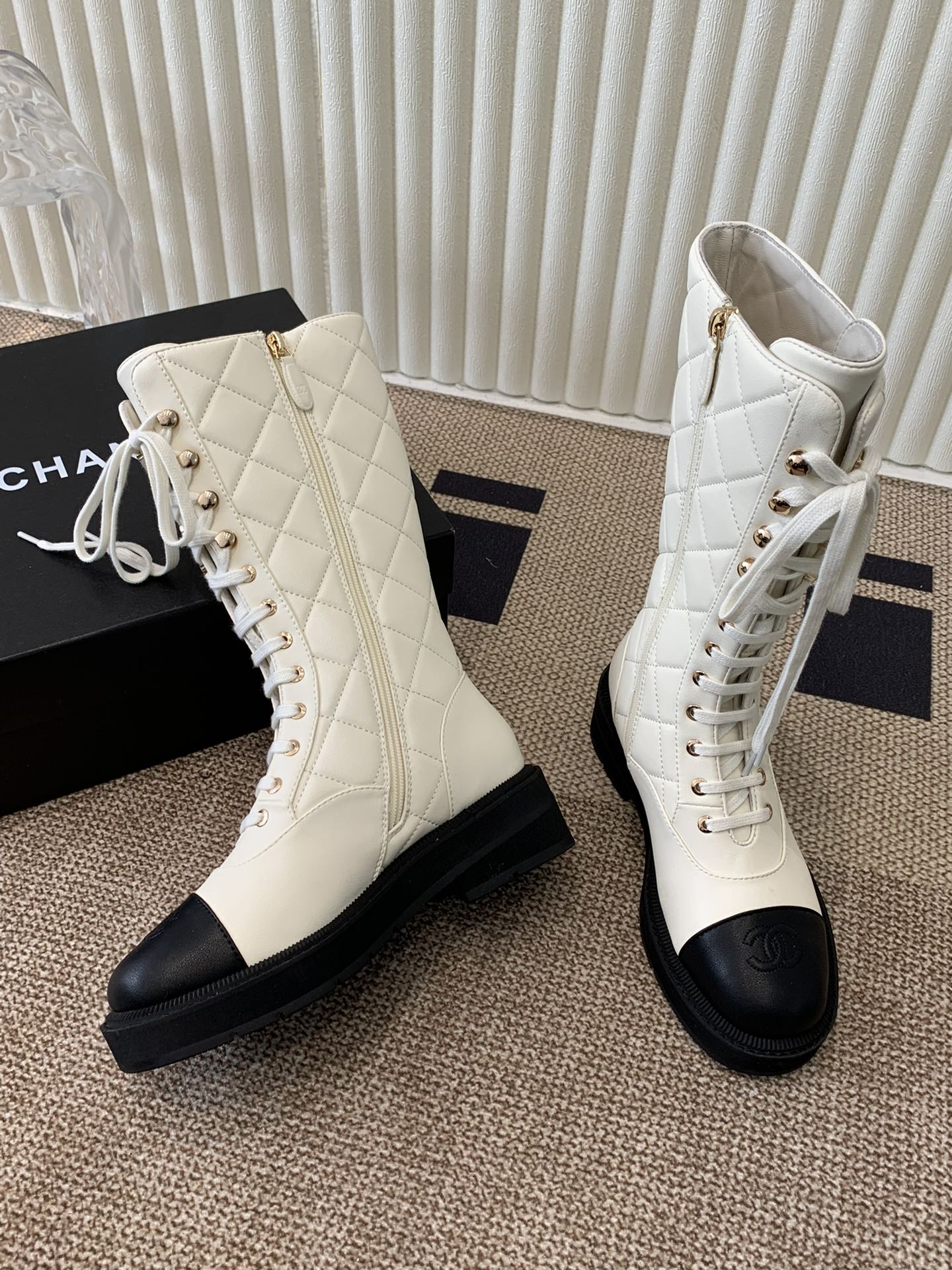 Lace-Up Boots