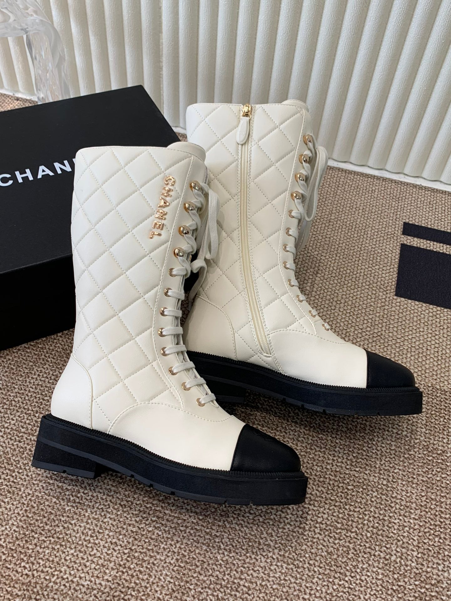 Lace-Up Boots