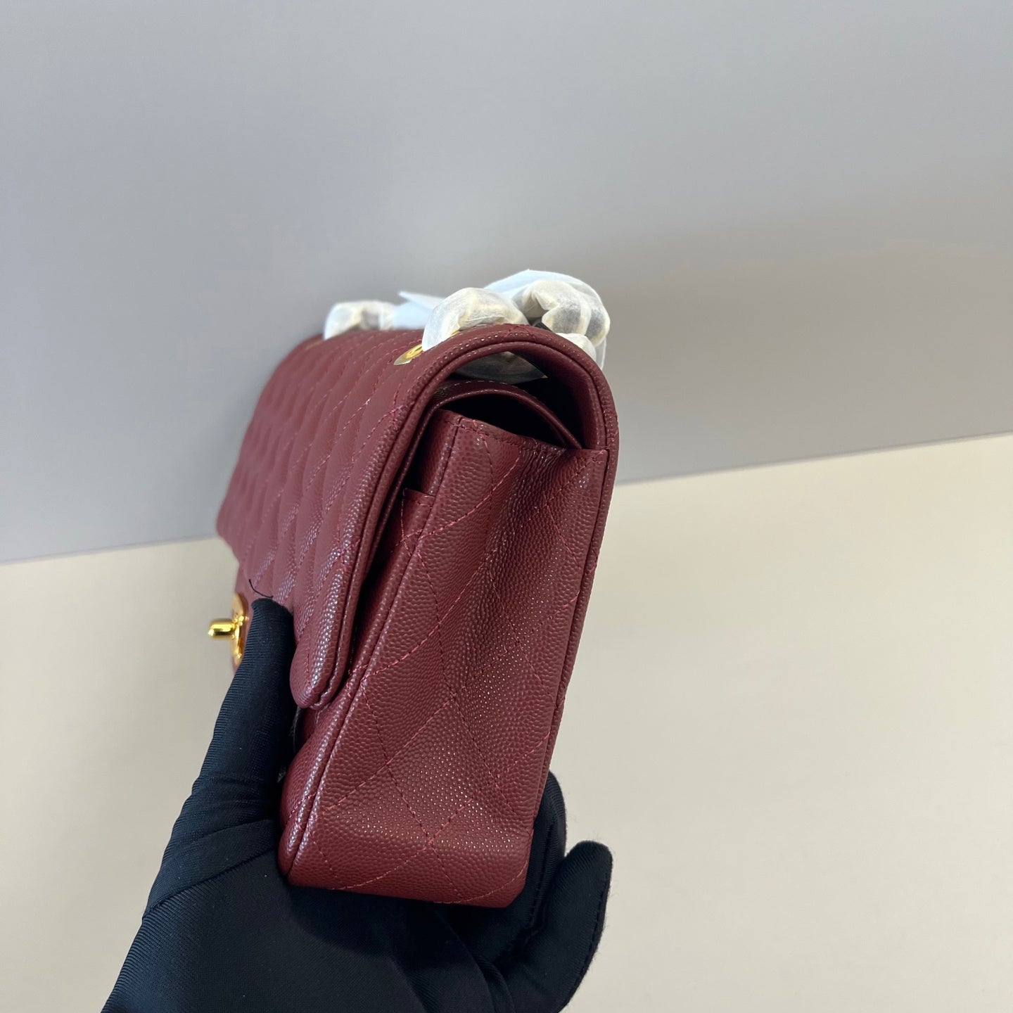 2.55 Medium Caviar Leather Flap Bag