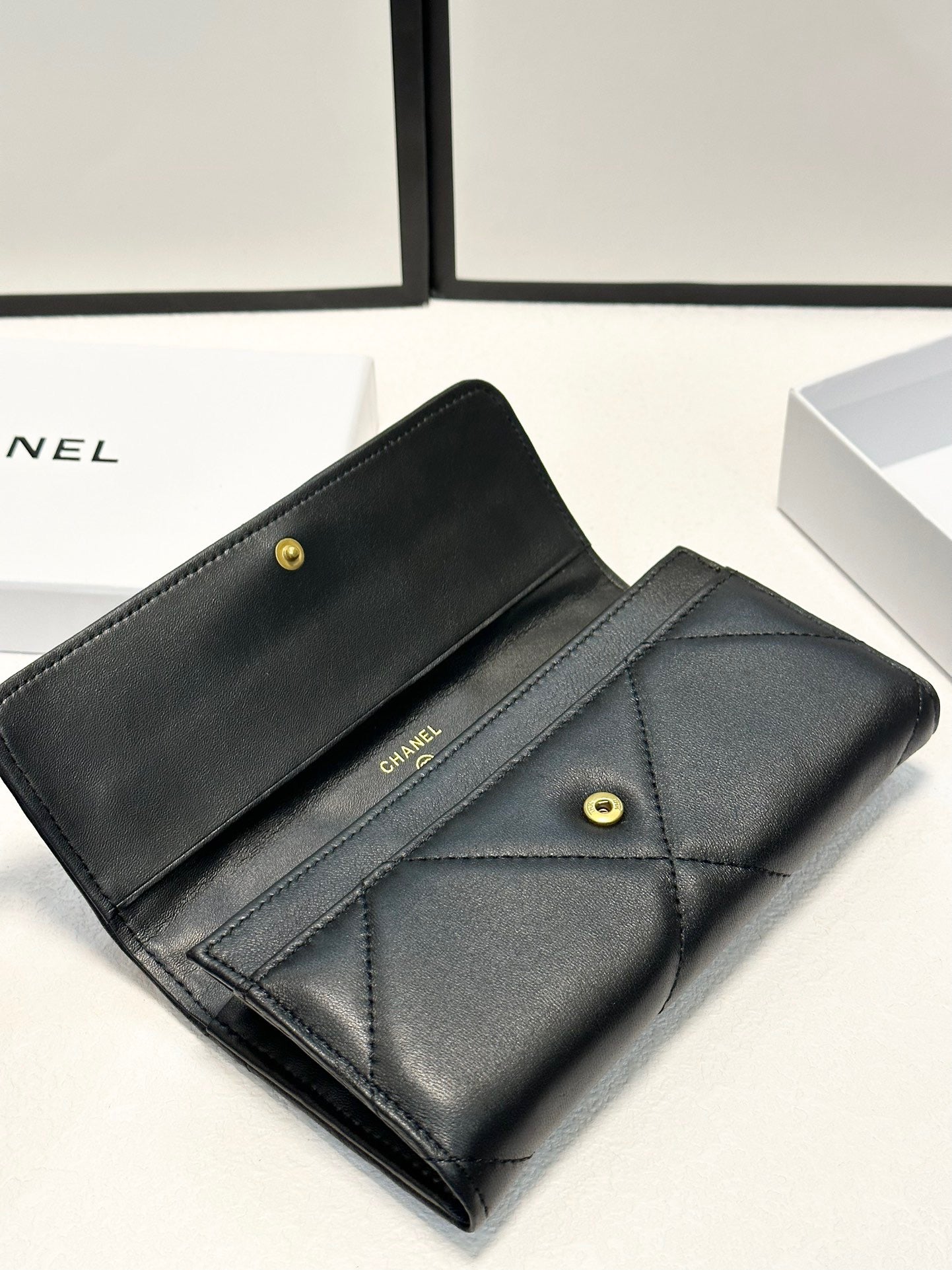 Quilted Leather Wallet