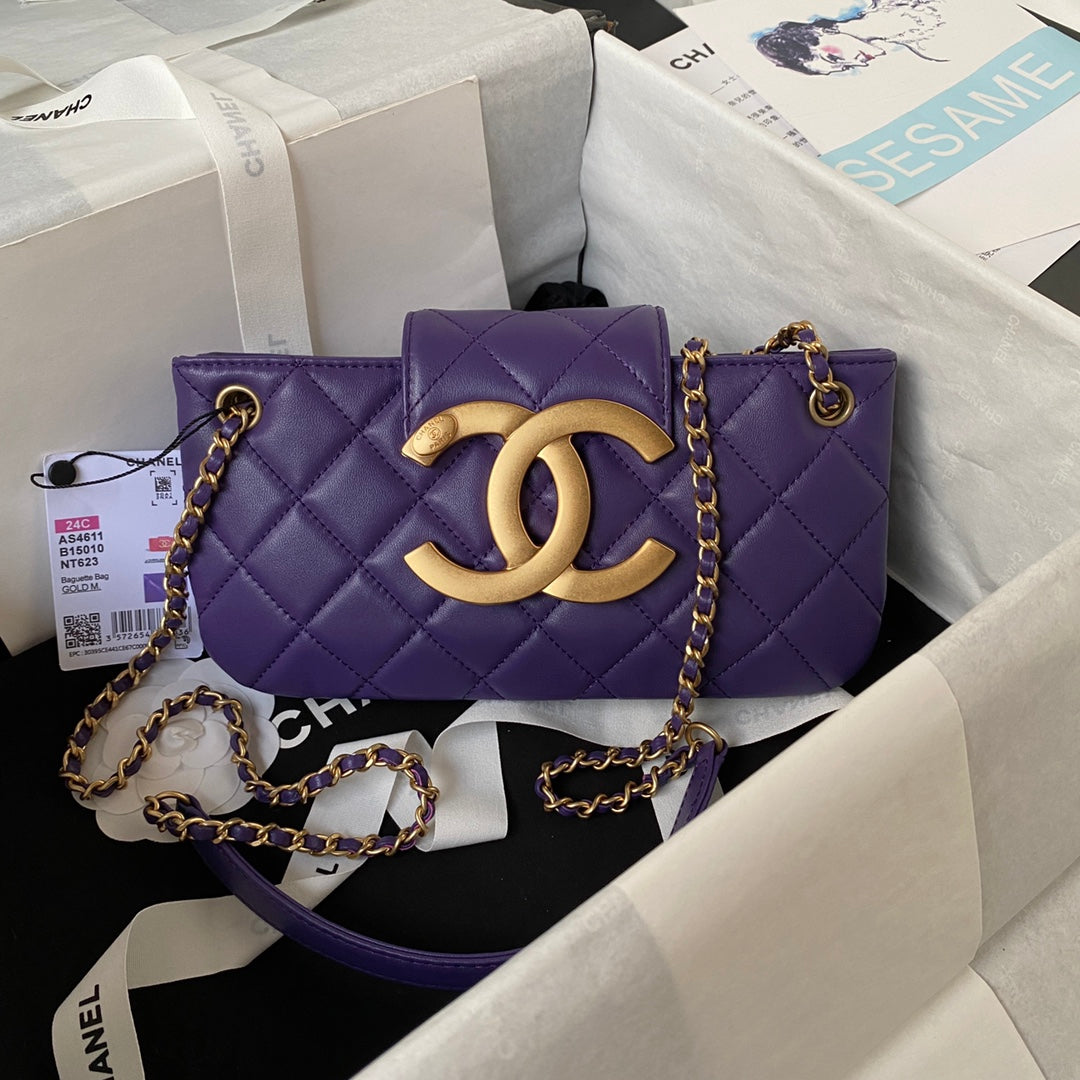 Mini Quilted Lambskin Shoulder Bag