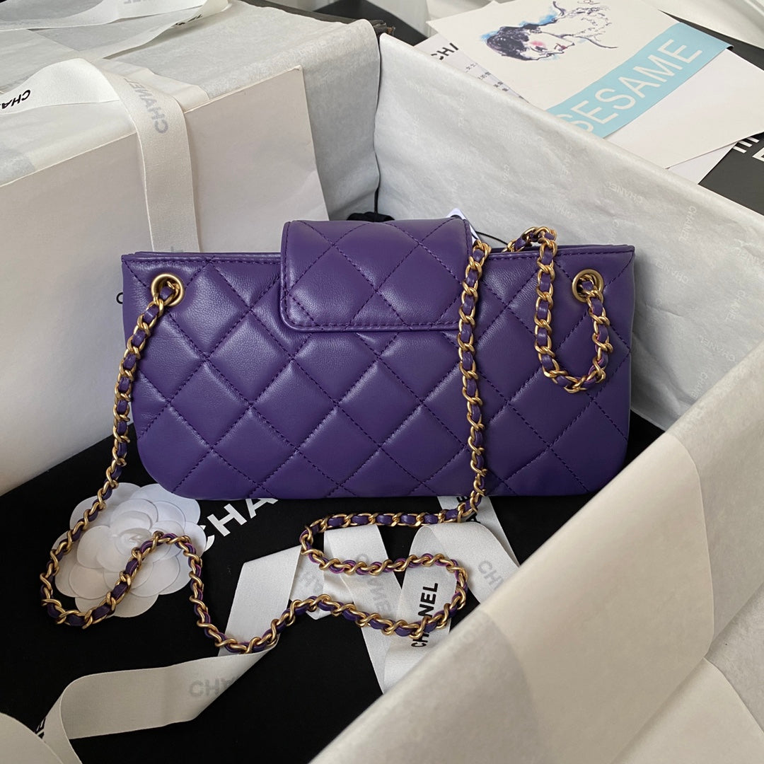 Mini Quilted Lambskin Shoulder Bag