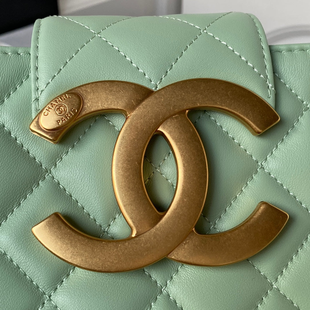 Lambskin Quilted Shoulder Bag