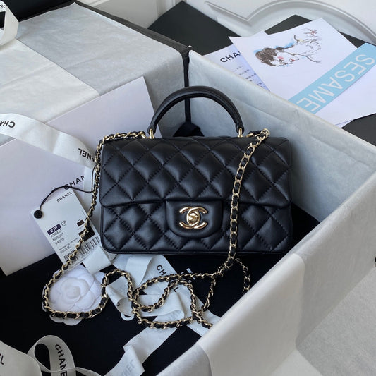 Mini Flap Bag with Handle