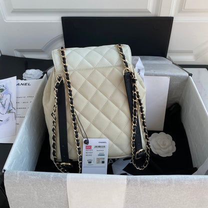 Quilted Leather Backpack