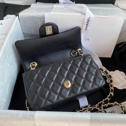 Quilted Coco Charm Flap Bag